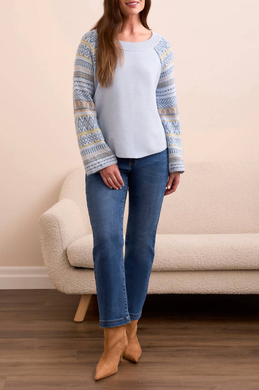 Tribal - Long Sleeve Scoop Neck Sweater