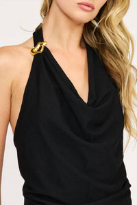 Lucy Paris - Cali Twist Halter Top