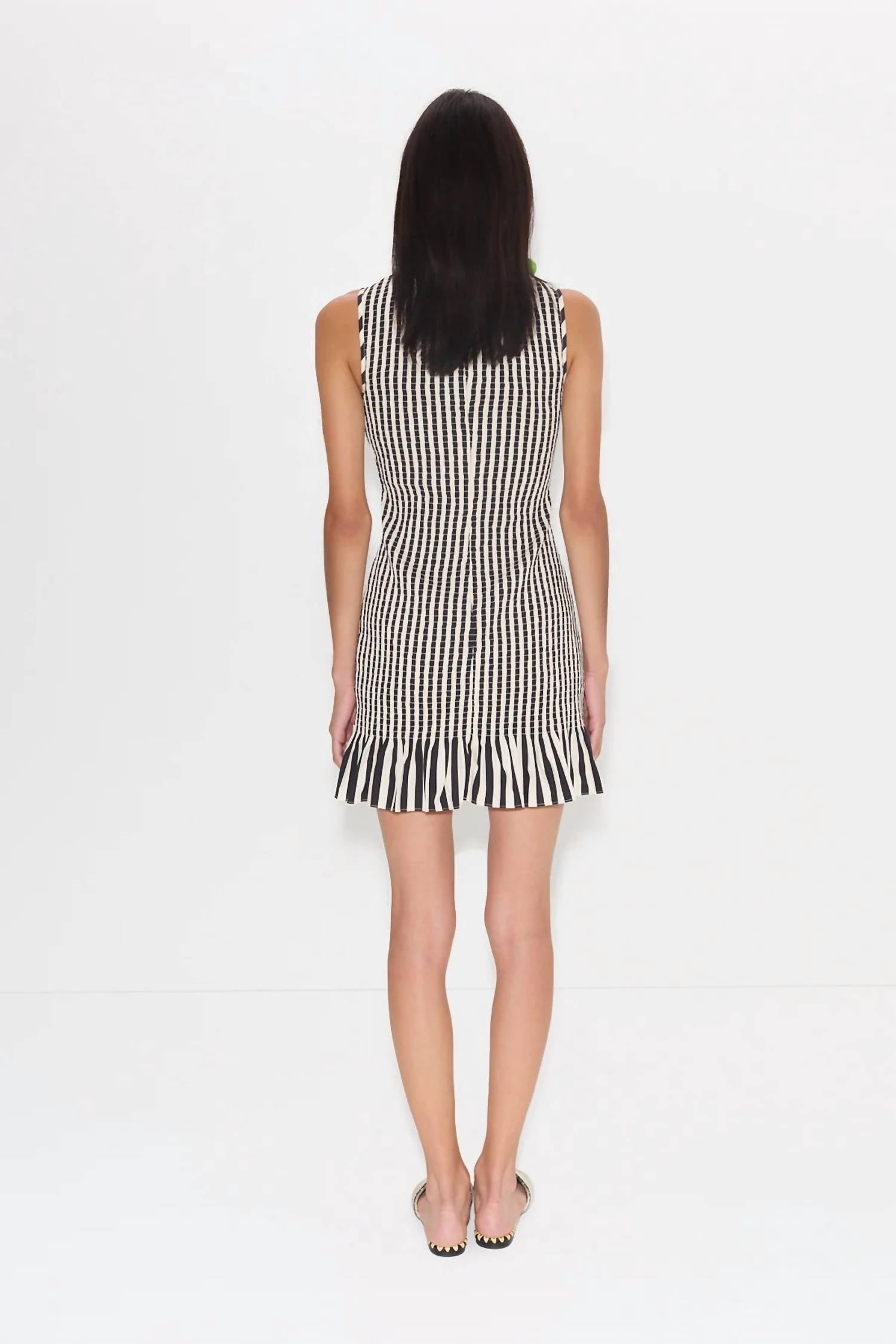 Simon Miller - Belle Smocked Mini Dress