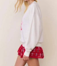 Loveshackfancy - Havenleigh Christmas Bow Fleece Pullover