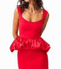 ELLIATT Yasmine Tank Top in red - women's tank top - alternate view