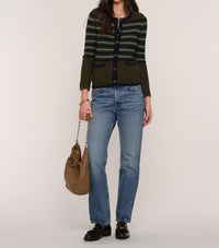 heartloom Alix Cardigan in forest - women's cardigan