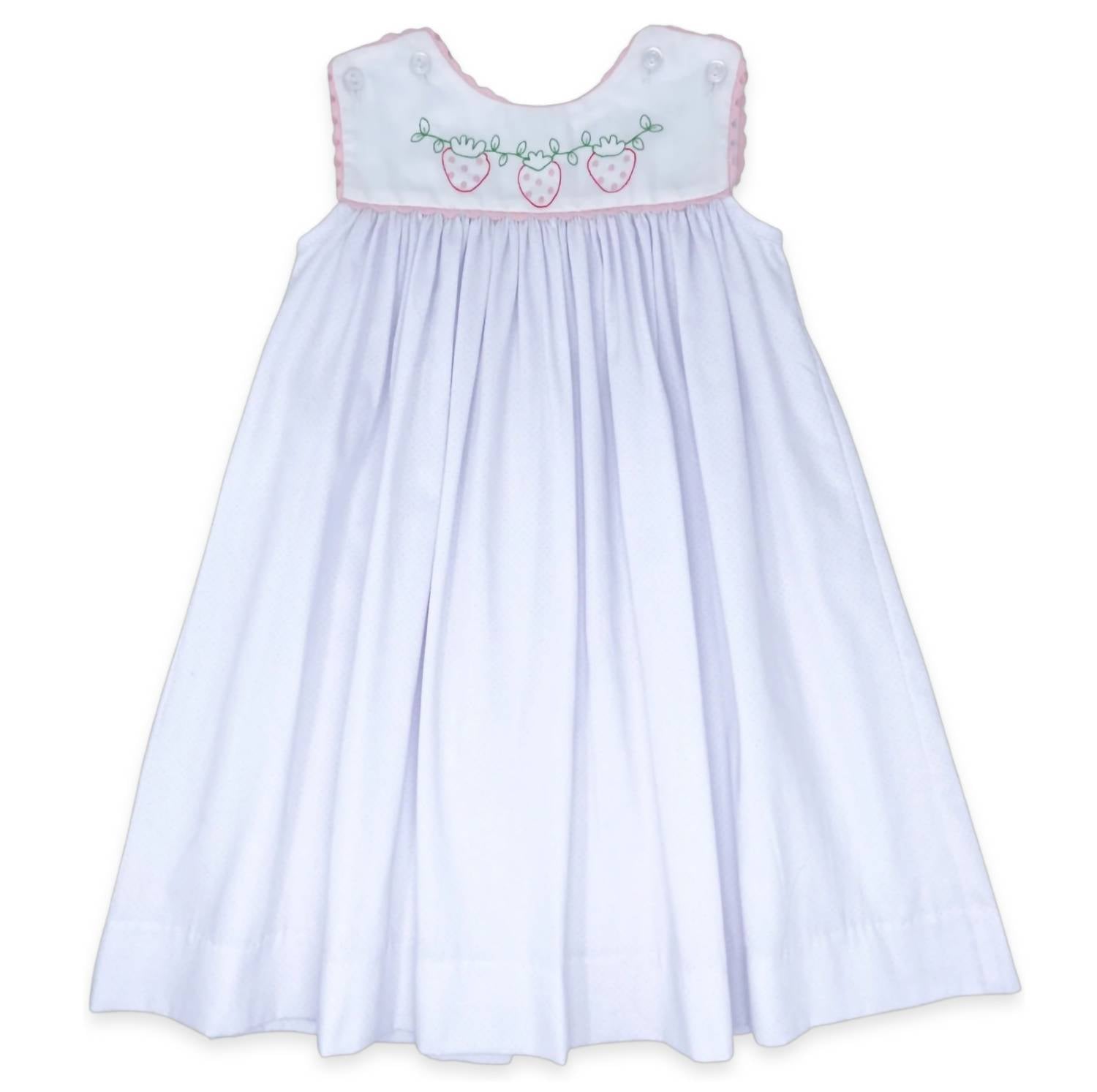Lullaby Set Girls Charming Dress in strawberry - kids' dress