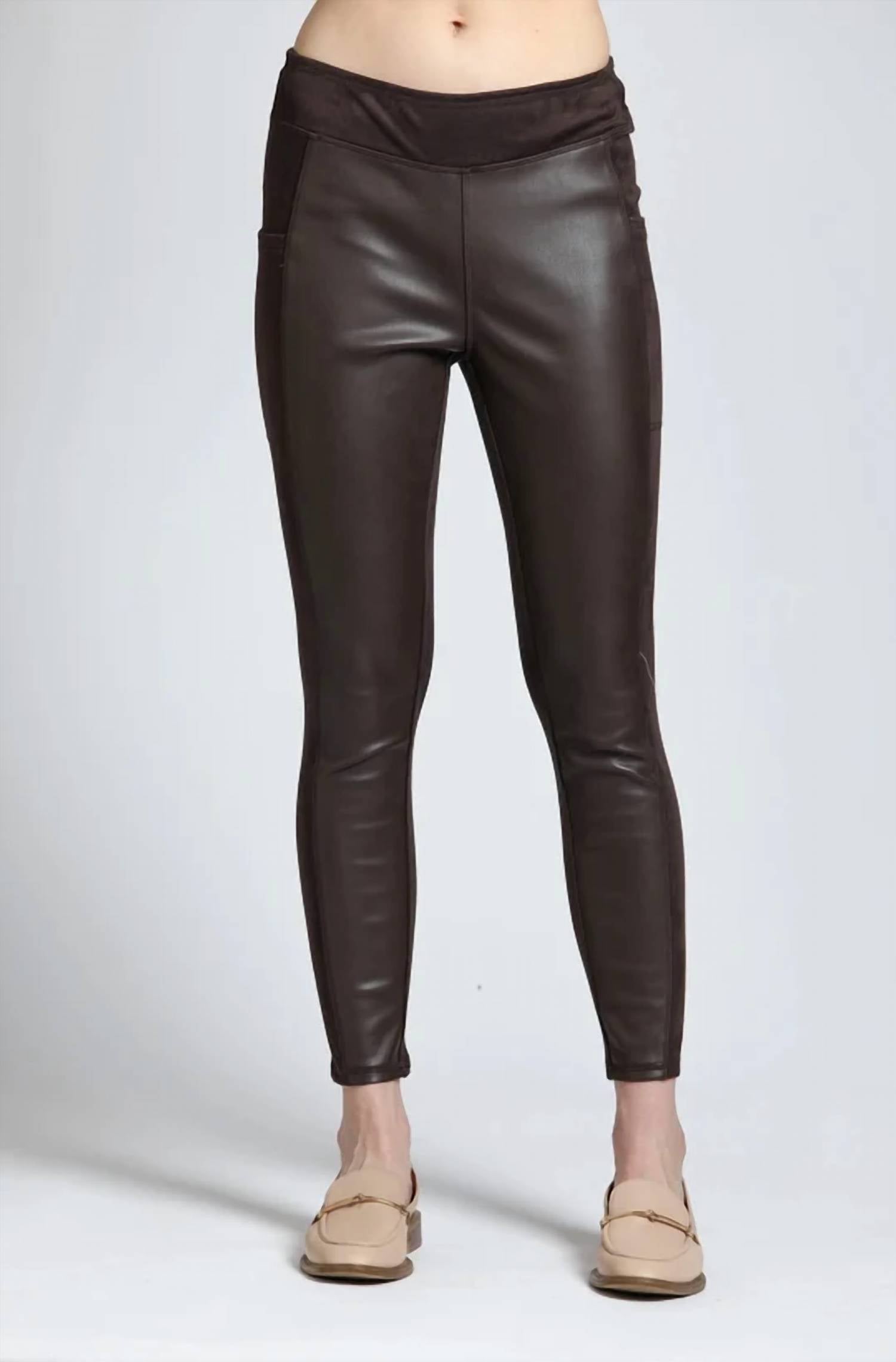 Apny - Vegan Leather Leggings