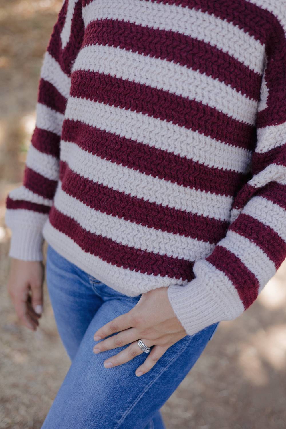 Blu Pepper - Sadie Striped Sweater