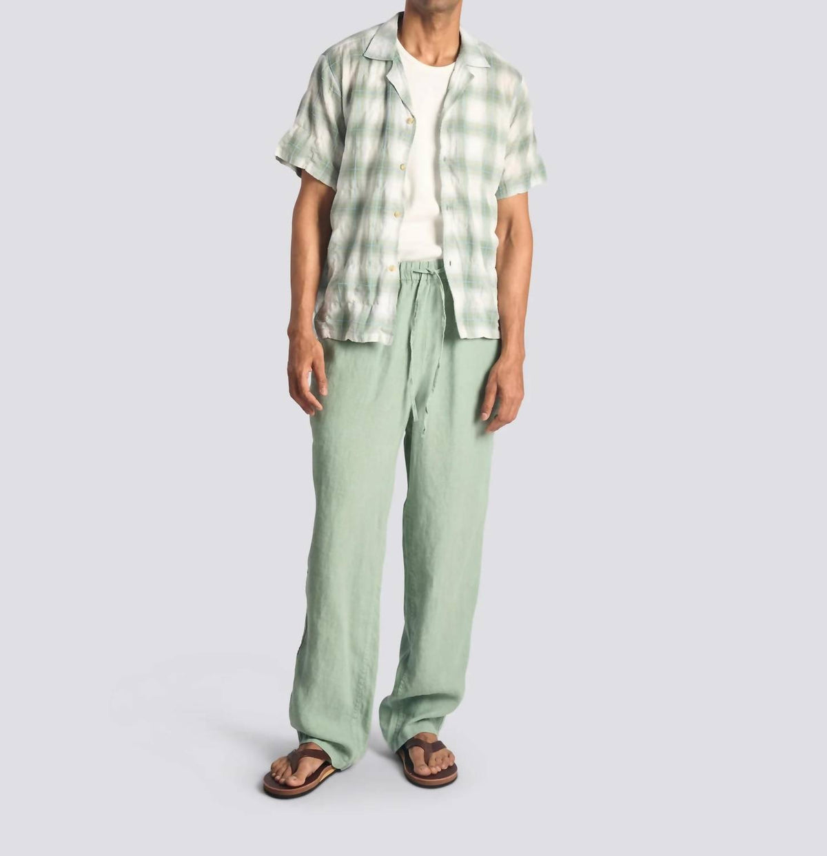Bather - Laurel Grid Camp Shirt