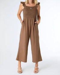 Coco + Carmen - Kohde Wide Leg Smocked Jumpsuit