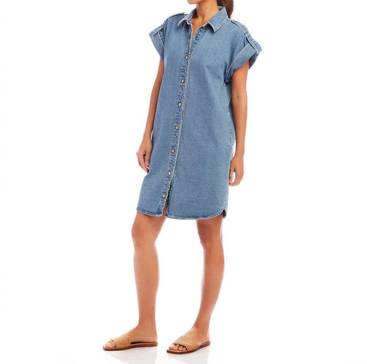 Karen Kane - Cap Sleeve Shirtdress
