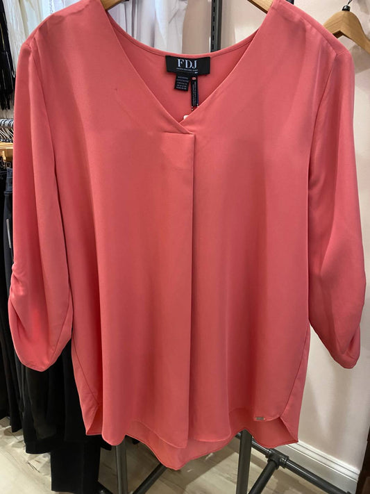 Rosy Rose V-Neck Tunic