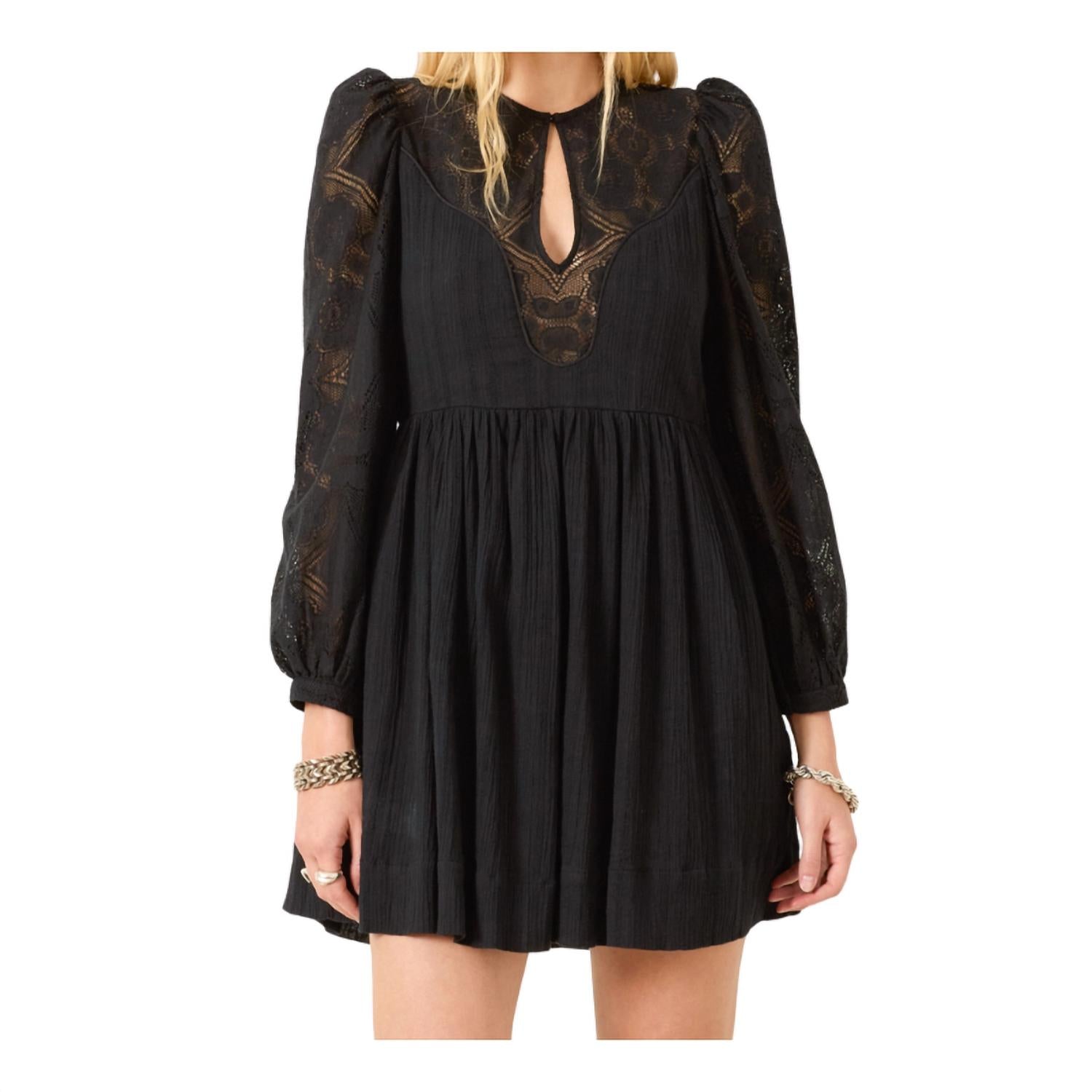 ALIX OF BOHEMIA Winslow Lace Dress in shadow - women's dress