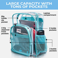 Shylero - Women's Clear Backpack