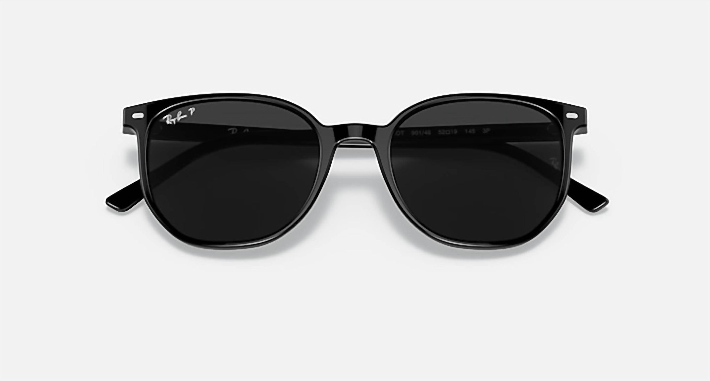 Ray Ban - Elliot Medium Polarized Sunglasses Rb2197 - 901 - 48