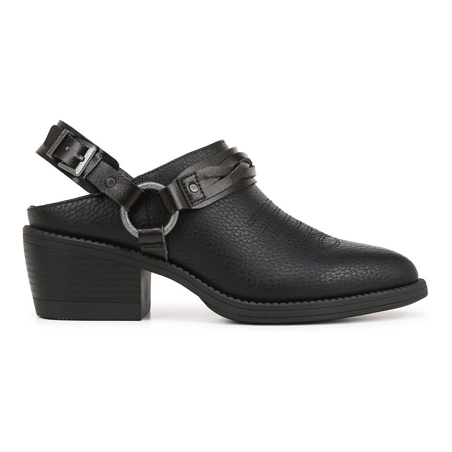 BLOWFISH Women's Robin Shoe in tumbleweed black - women's shoe - detail view