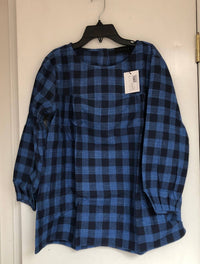 Hatch - The Delfina Maternity Plaid Top
