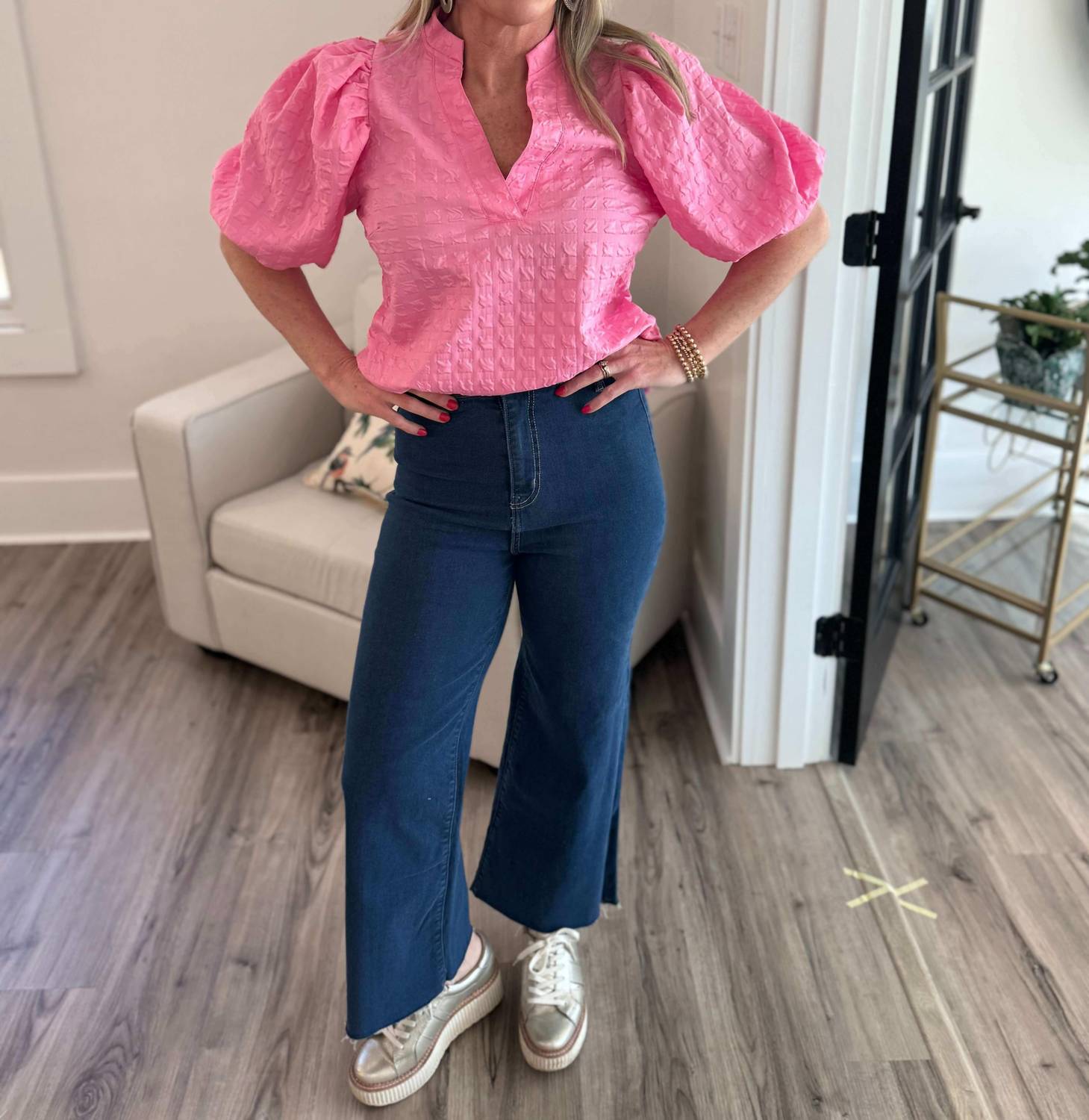 Zenana - Mathew High Rise Straight Leg Jean