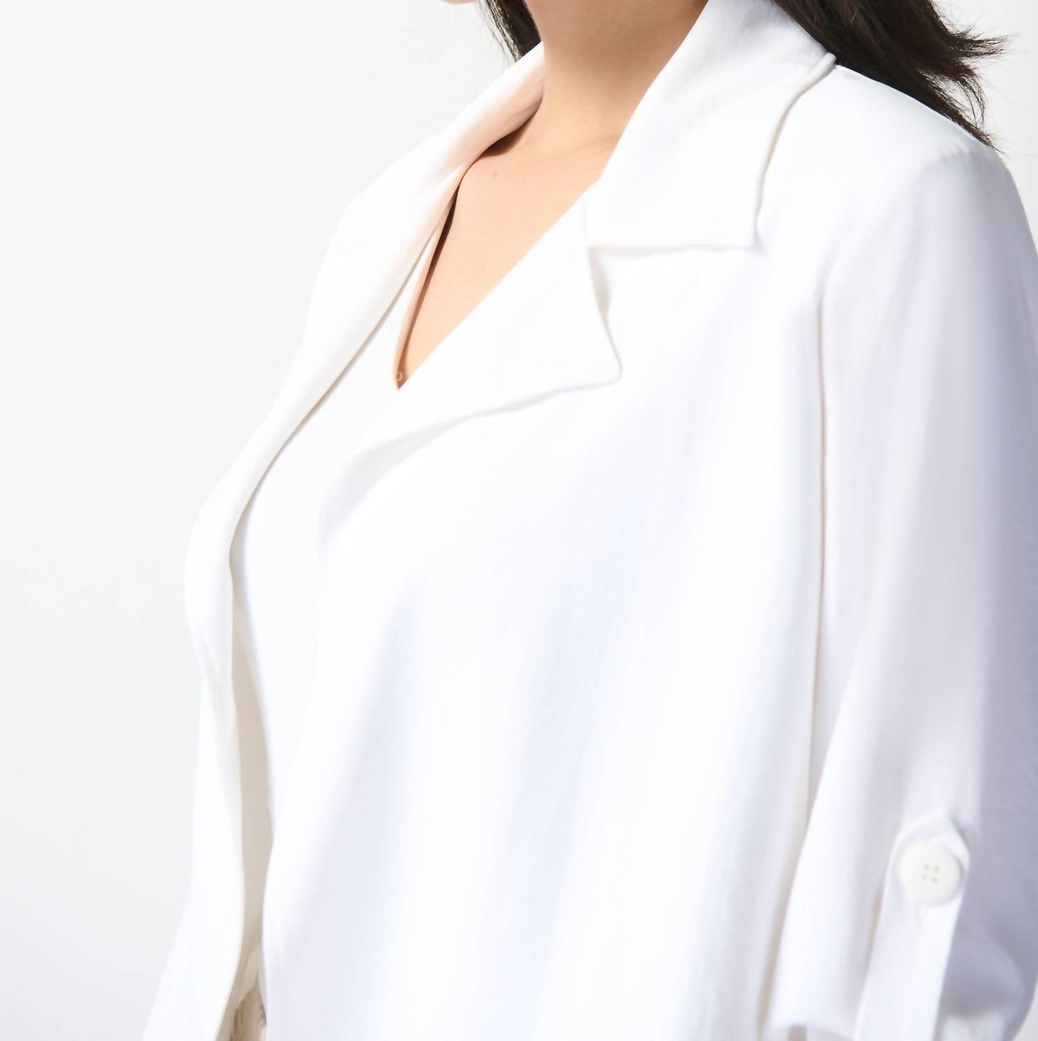 Joseph Ribkoff - Woven Boxy Cover Up Blazer