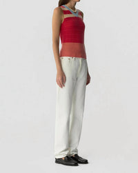 Guest In Residence - Collegiate Stripe Sleeveless Vest