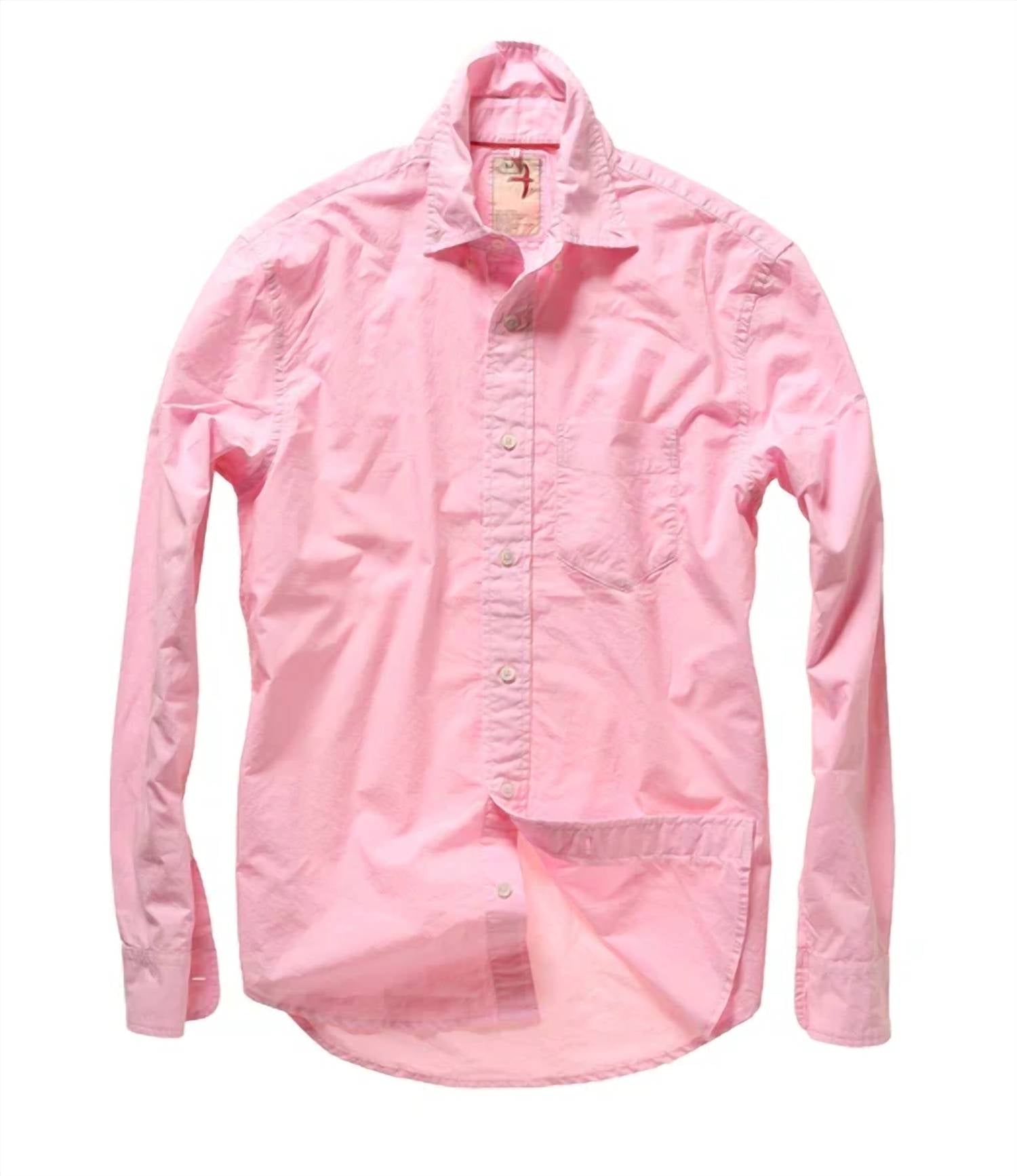 Relwen - Men's Yarn-dyed Poplin Shirt