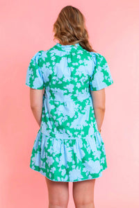 Sugarlips - Riona Floral Candace Tiered Mini Dress