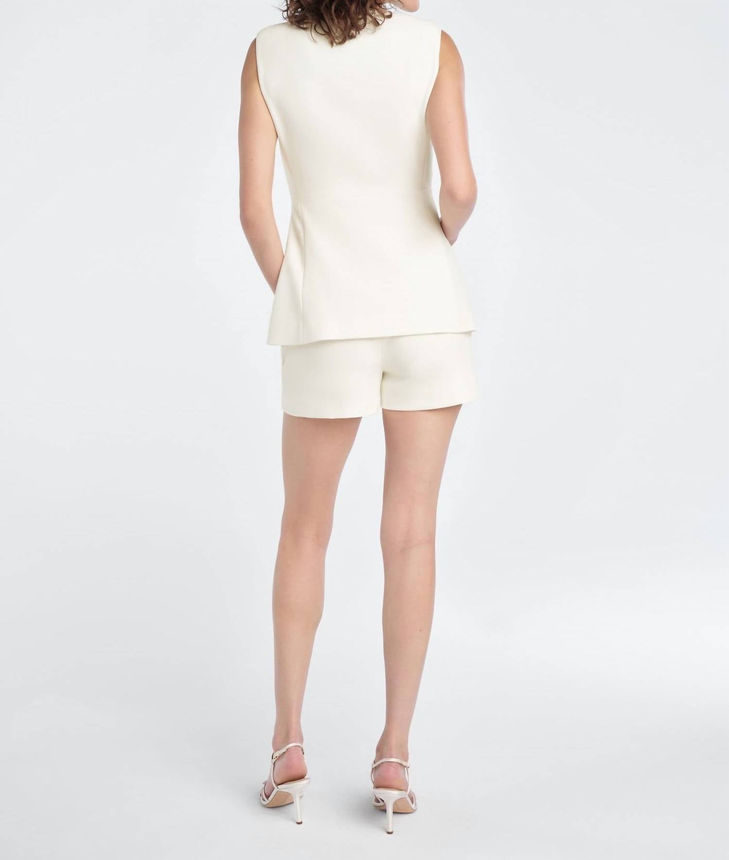 Favorite Daughter Clocking In Top in top in pearl - women's blouse - detail view