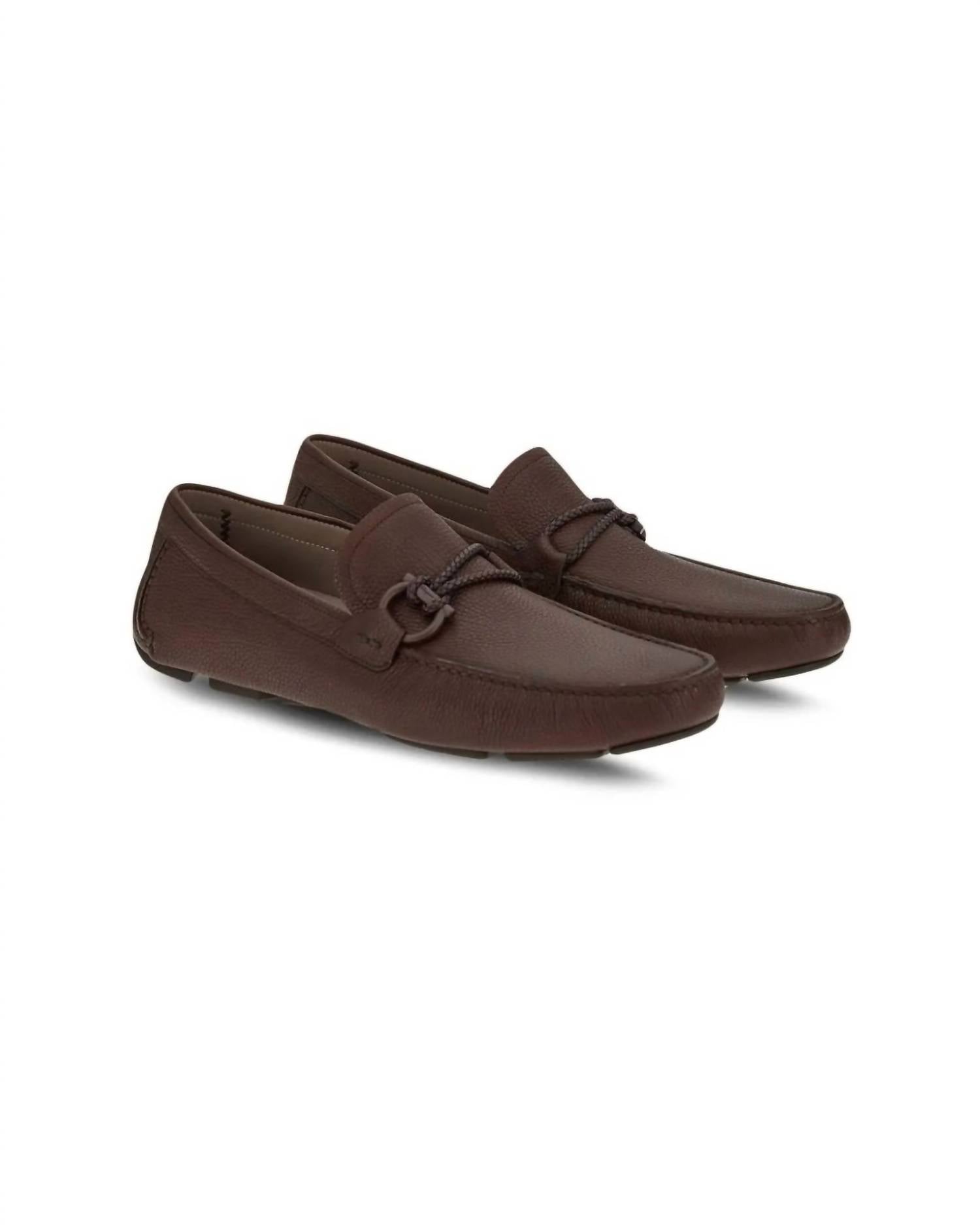 Salvatore Ferragamo - Men's Ornament Driver Shoes