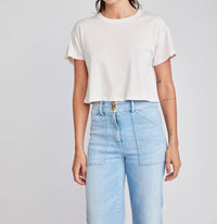 Self Contrast - Drew Crop T-shirt