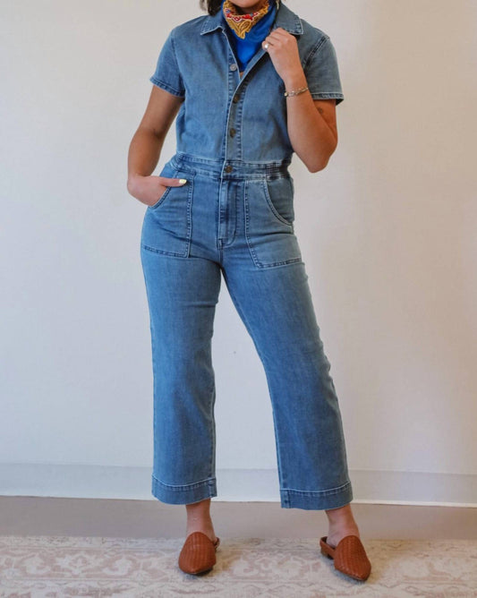 Kancan - Polly Denim Jumpsuit