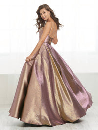 Tiffany Exclusives - Women's Lace Up Detail Prom Dress