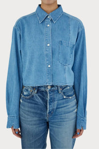 Moussy - Lenfred Cropped Blocking Shirt