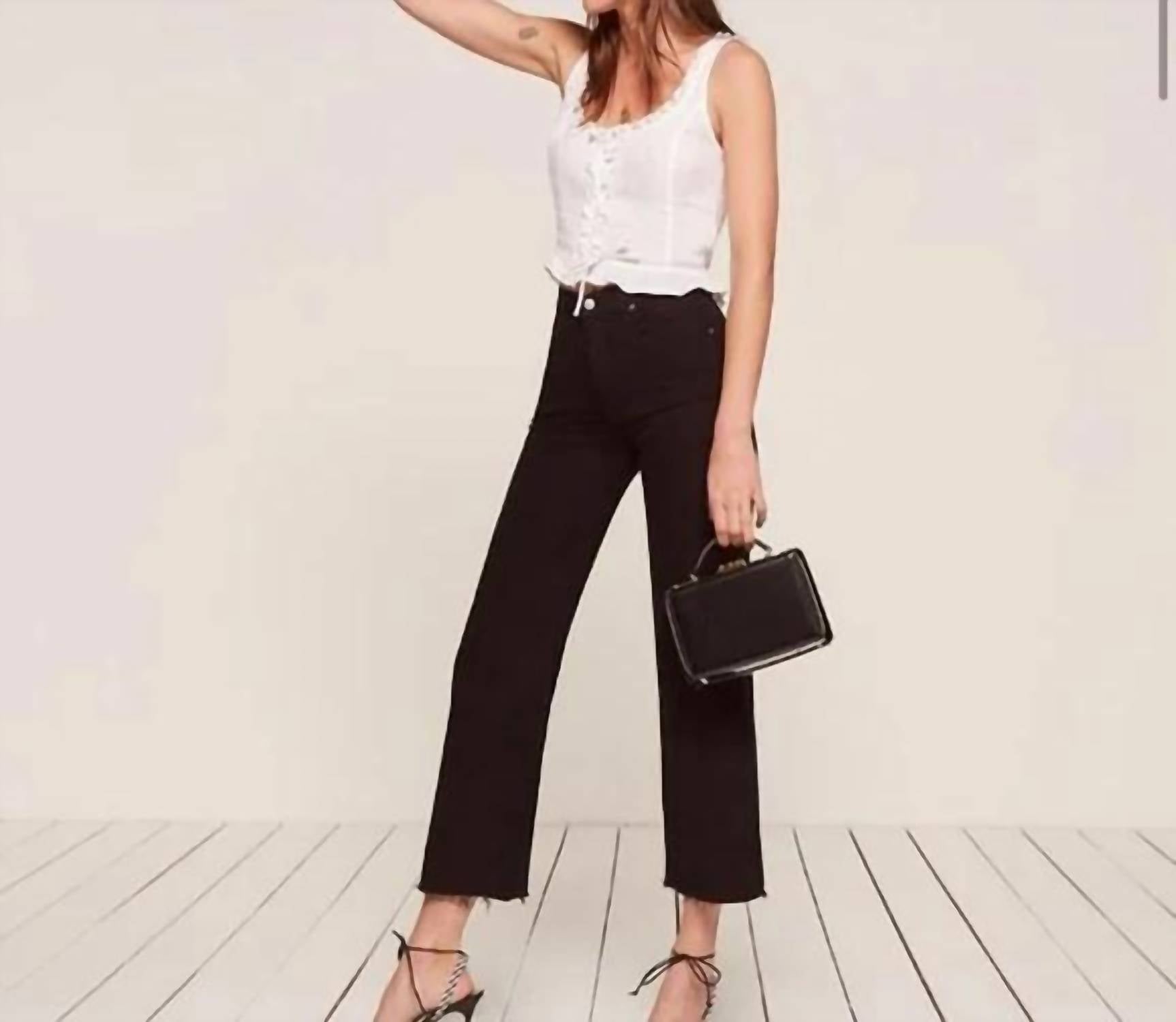 Reformation - Stretch Flood Jeans
