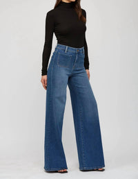 Mica Denim - The Stretchy Wide Leg Jeans