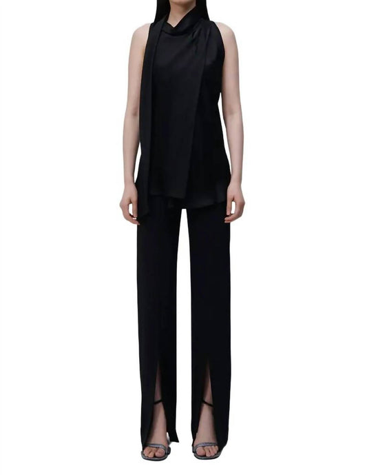 Jonathan Simkhai - MCKINNON TIE NECK SLEEVELESS TOP