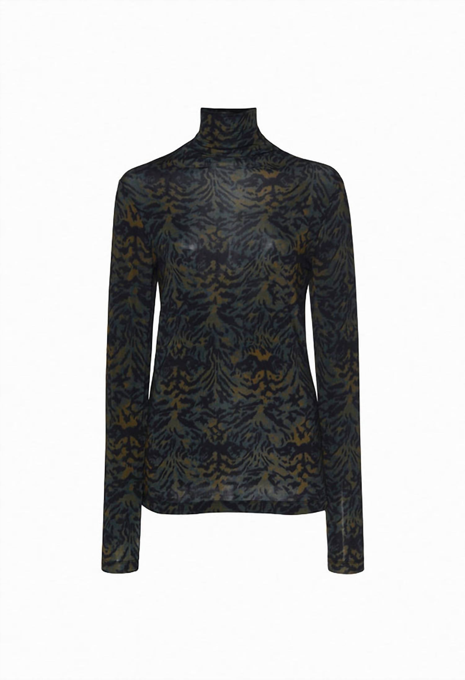 Ulla Johnson - Aurelia Jersey Long Sleeve Turtleneck Top