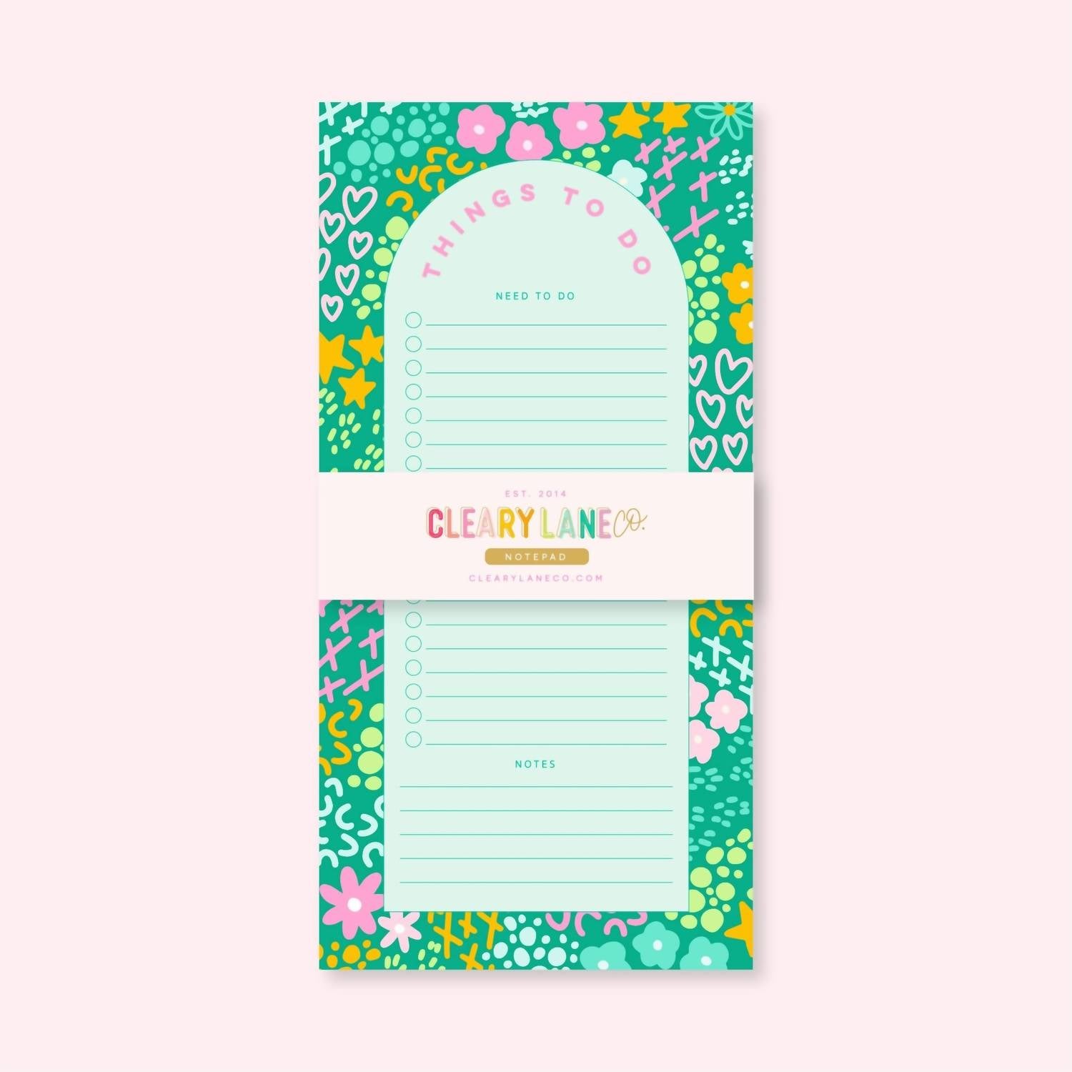 Cleary Lane - Notepad With 50 Sheets