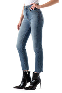 Fidelity - Twiggy High Waist Crop Slim Jeans