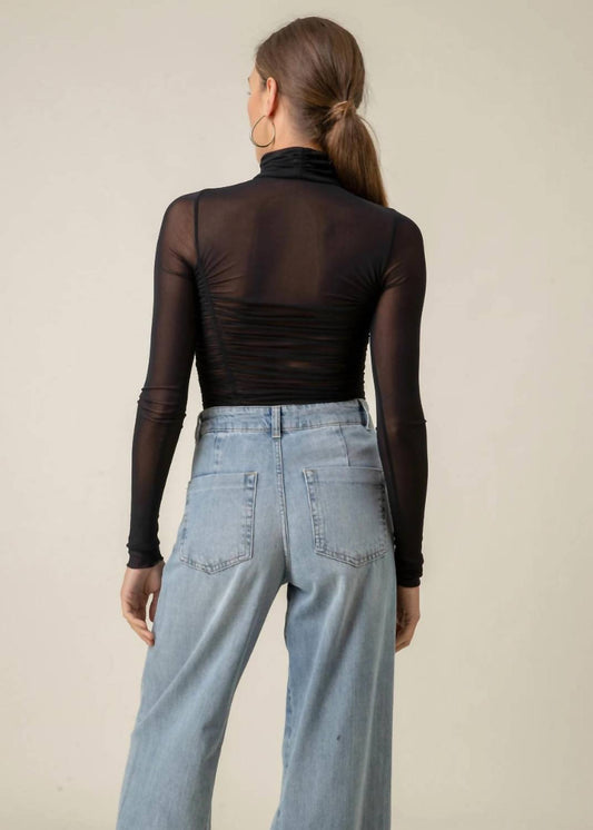 Line And Dot - Quincy Long Sleeve Turtleneck Top