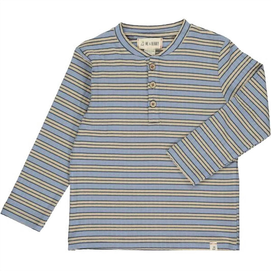 Me & Henry - Boy's Adams Ribbed Henley Top