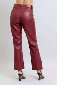 Judy Blue - High Waist Faux Leather Pant