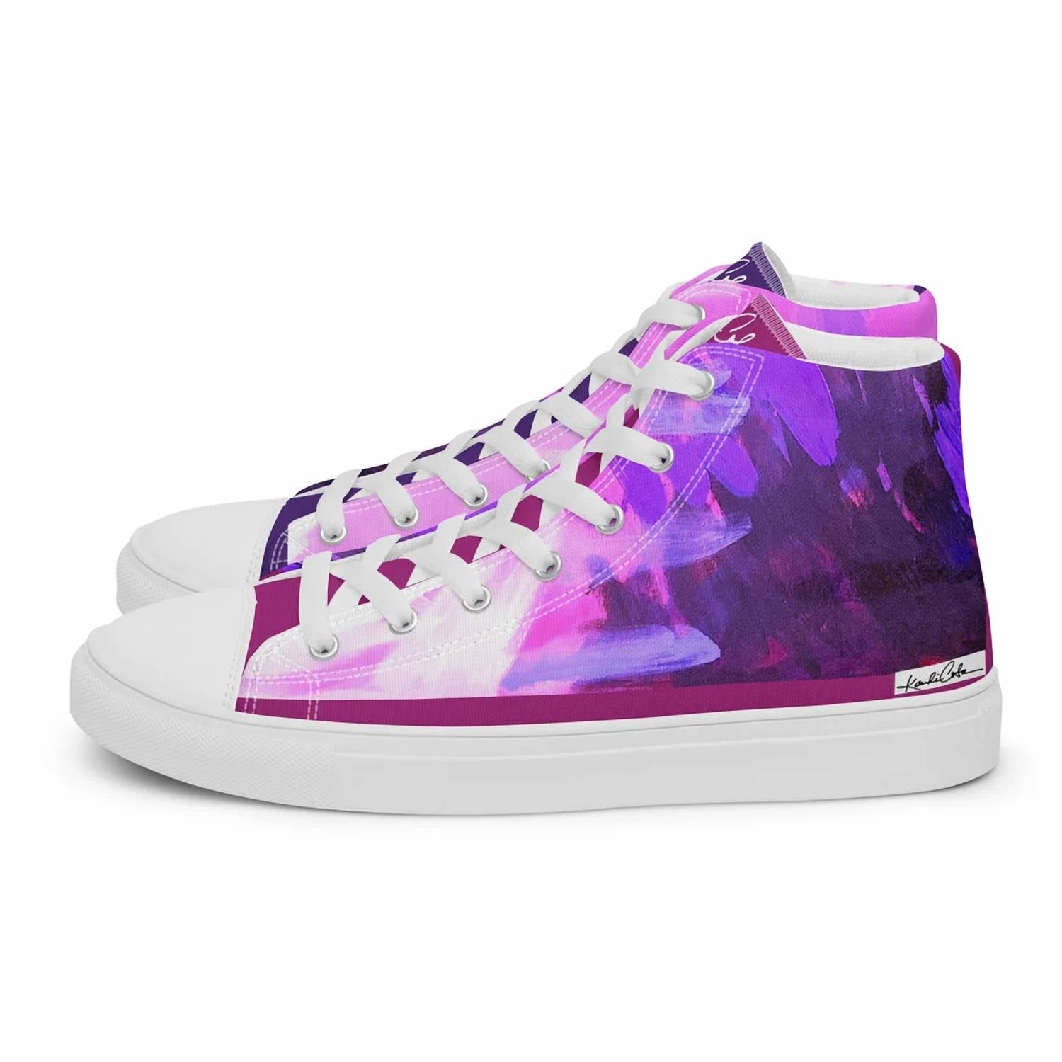 Kandi Cota - Women's High Top Canvas Shoe