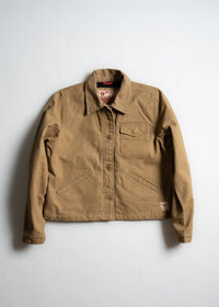 Iron & Resin Women's Basset Buffalo Flannel Lined Jacket in beige - women's jacket