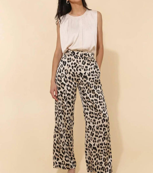 Choklate Paris - Leopard Print Palazzo Pants