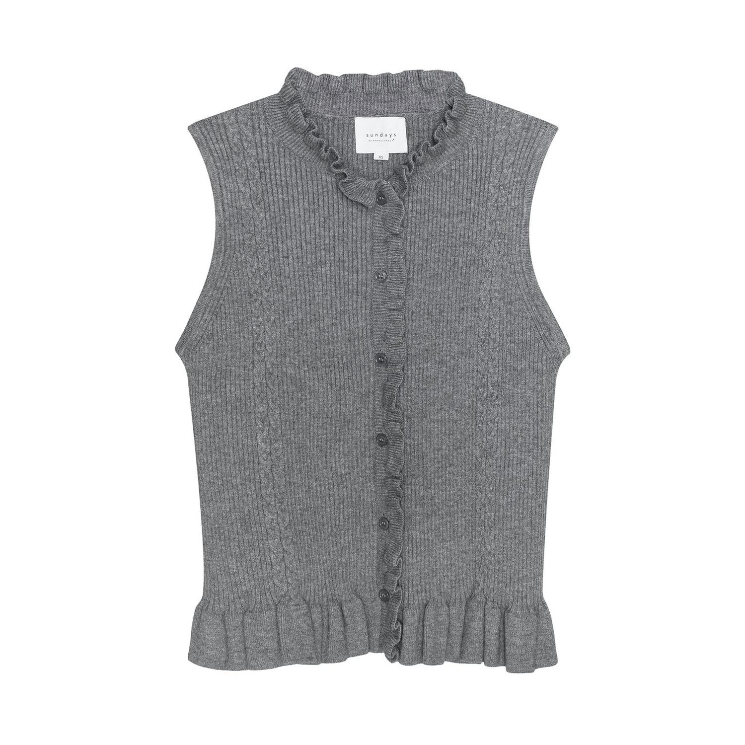 sundays Ozzie Tank Top in fog - women's tank top - view 5