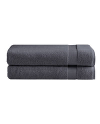 Under the Canopy Classic Organic 2-piece Bath Sheet Set in charcoal - item