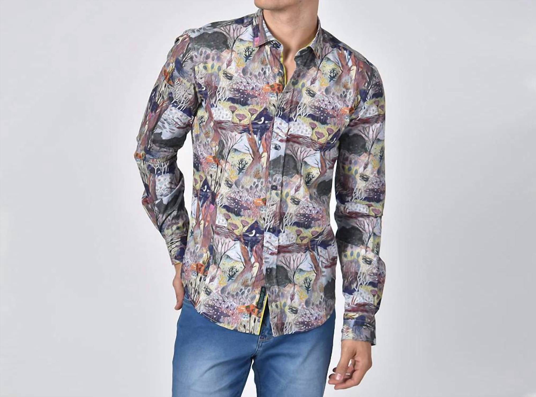Eight X - Earthy Forest Button Down Shirt