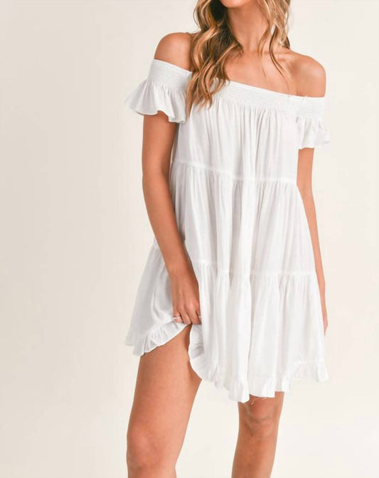 Mable - Off the Shoulder Mini Dress