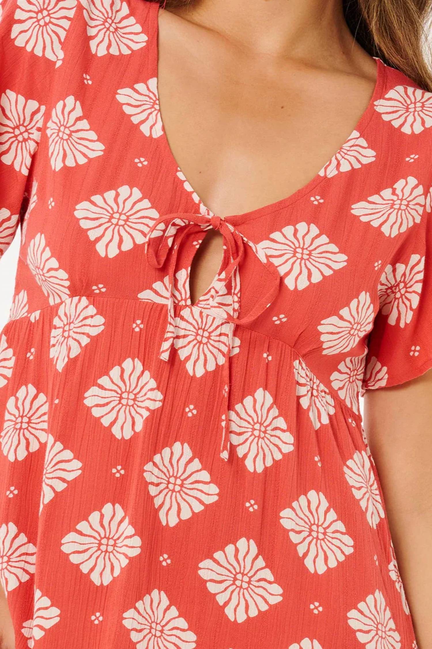 Rip Curl - Ventura Tiered Short Sleeve Dress