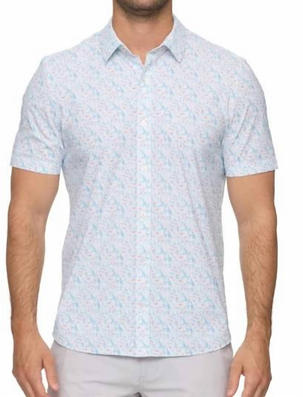 Flags & Anthem - Edgewood Short Sleeves Drink Print Journey Shirt