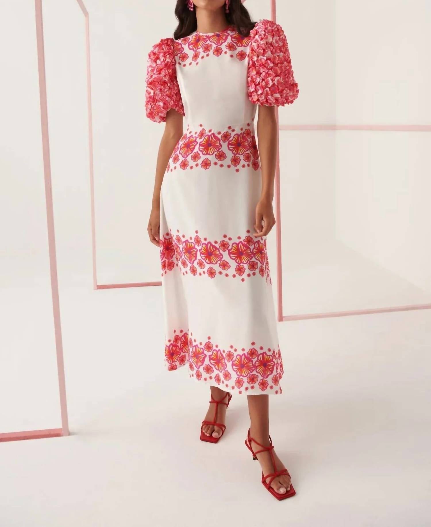 Celia B - Natura Floral Midi Dress
