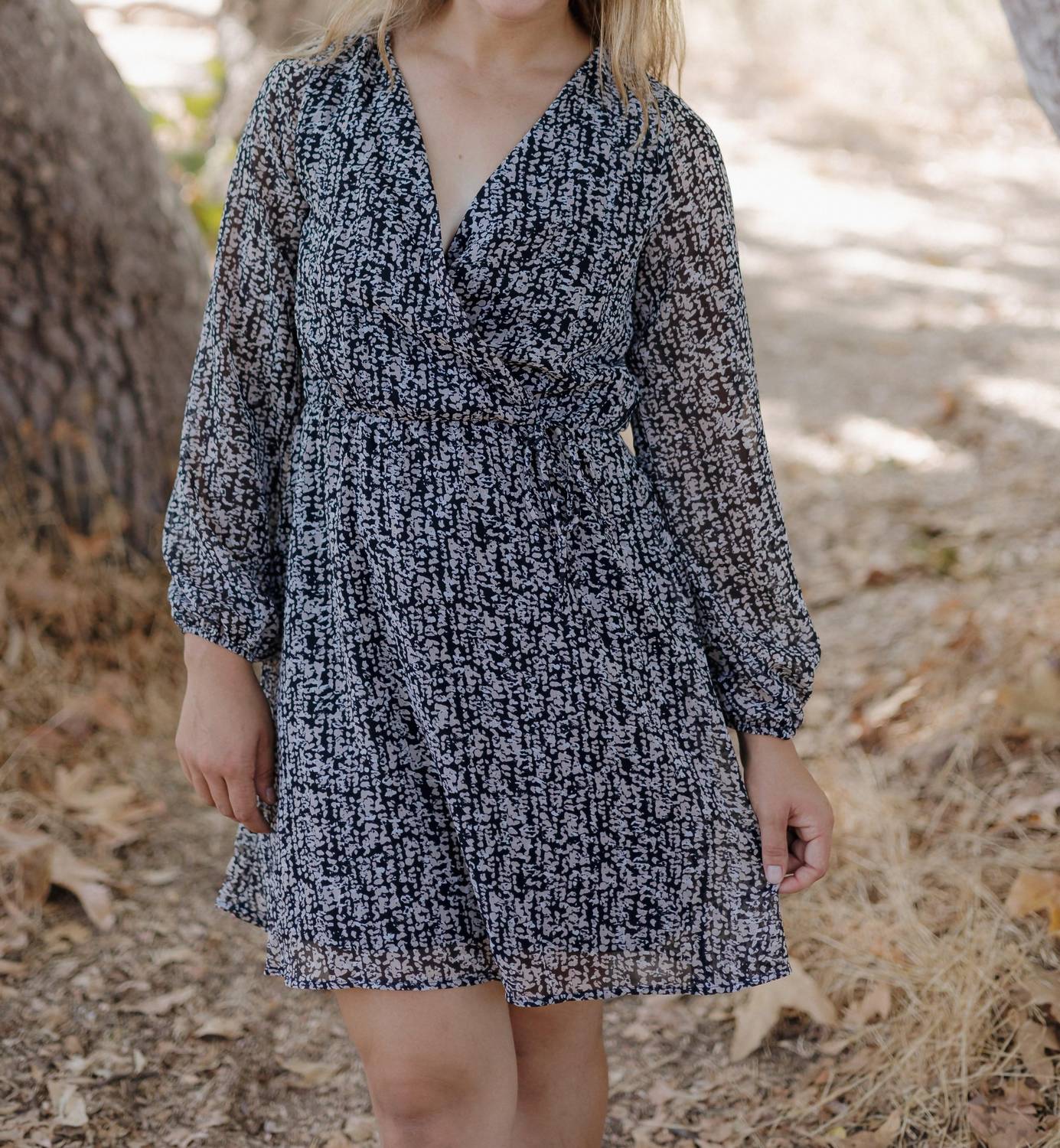 Gilli - Tati Long Sleeve Mini Dress