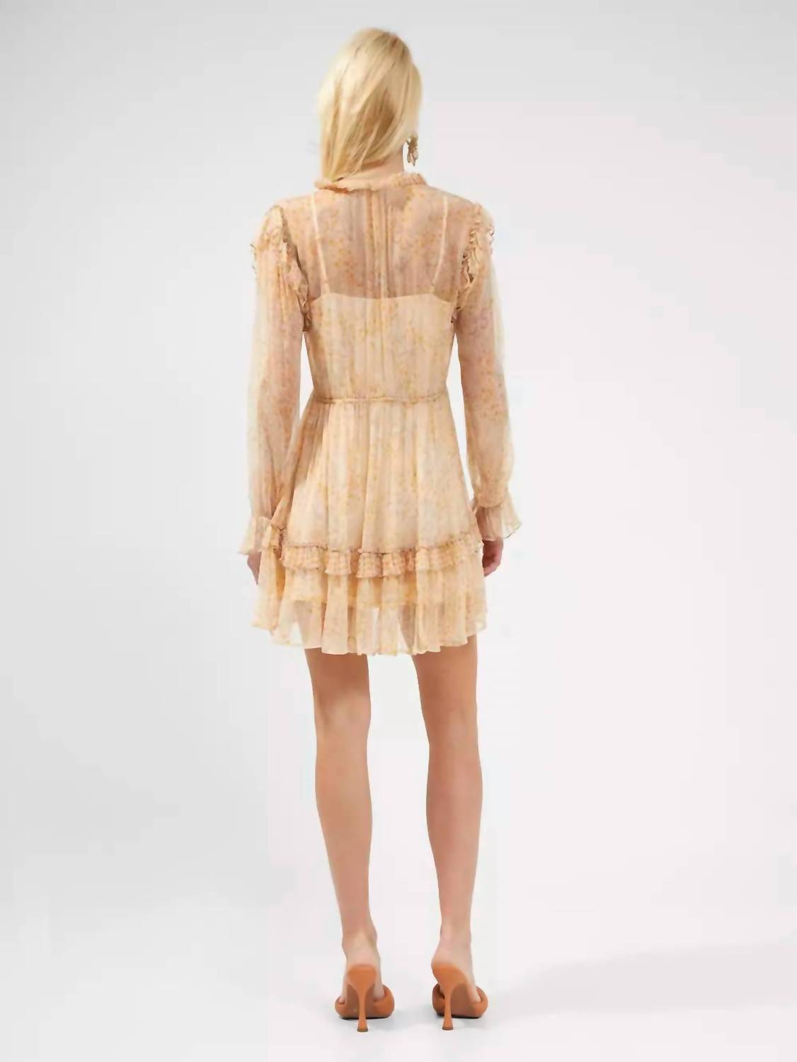 French Connection - Callie Crinkle Ruffle Mini Dress